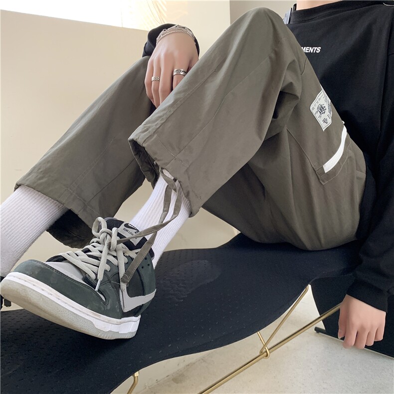 秋季美式贴袋九分工装裤 XZ604-KG05-P50控68图片