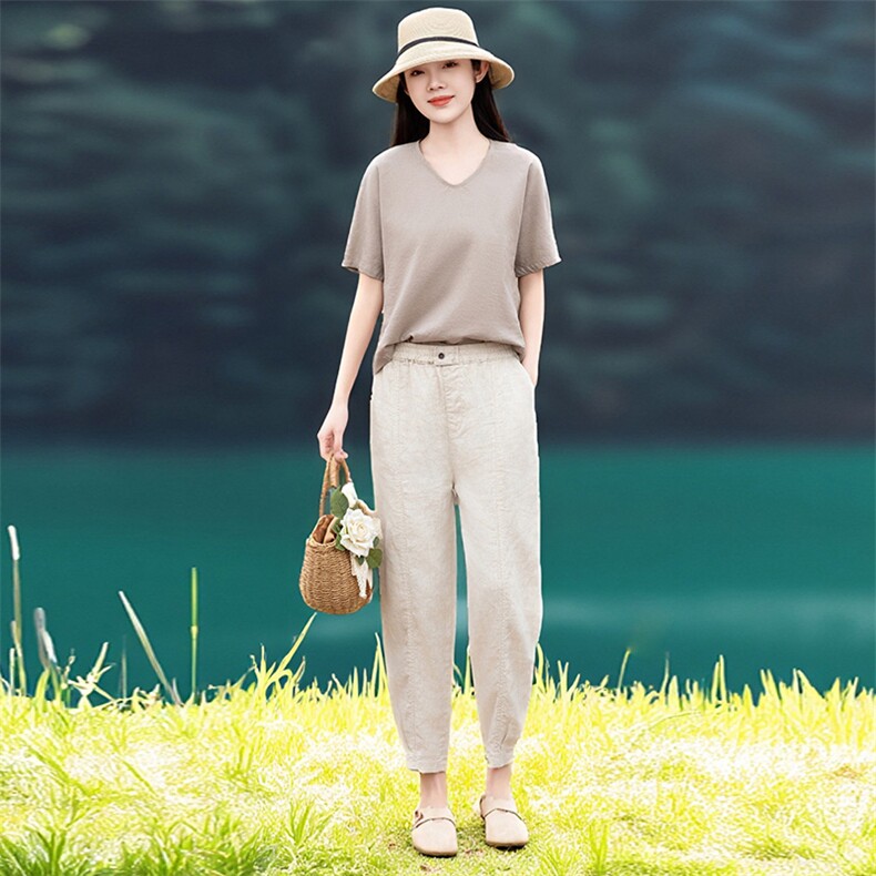 2026年夏季女短袖宽松亲肤透气常规,女装衬衫,江南依恋