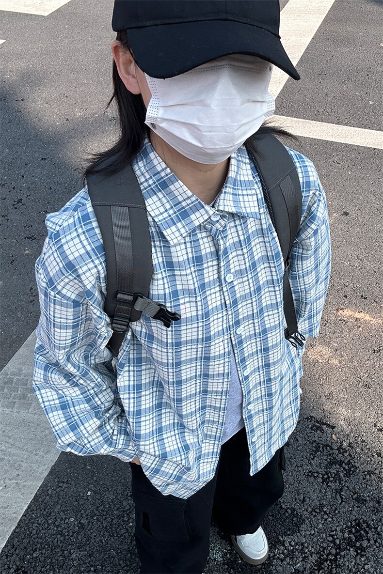 2025春夏新款提花格子长袖衬衫高品质格子衬衫复古外套CS254-P45,男装衬衫,星座301C-5
