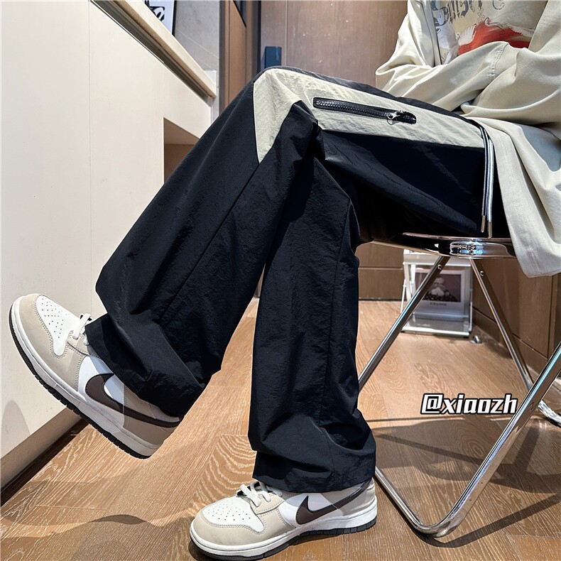 XZ616夏季撞色拼接拉链防水速干软壳冲锋裤TY1030P35控68,男装休闲裤,星座512A（原616）