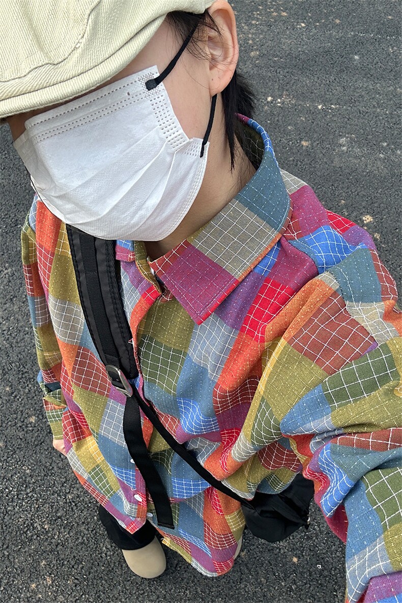 2026春夏新款提花格子长袖衬衫高品质格子衬衫复古外套CS256-P45,男装衬衫,星座301C-5
