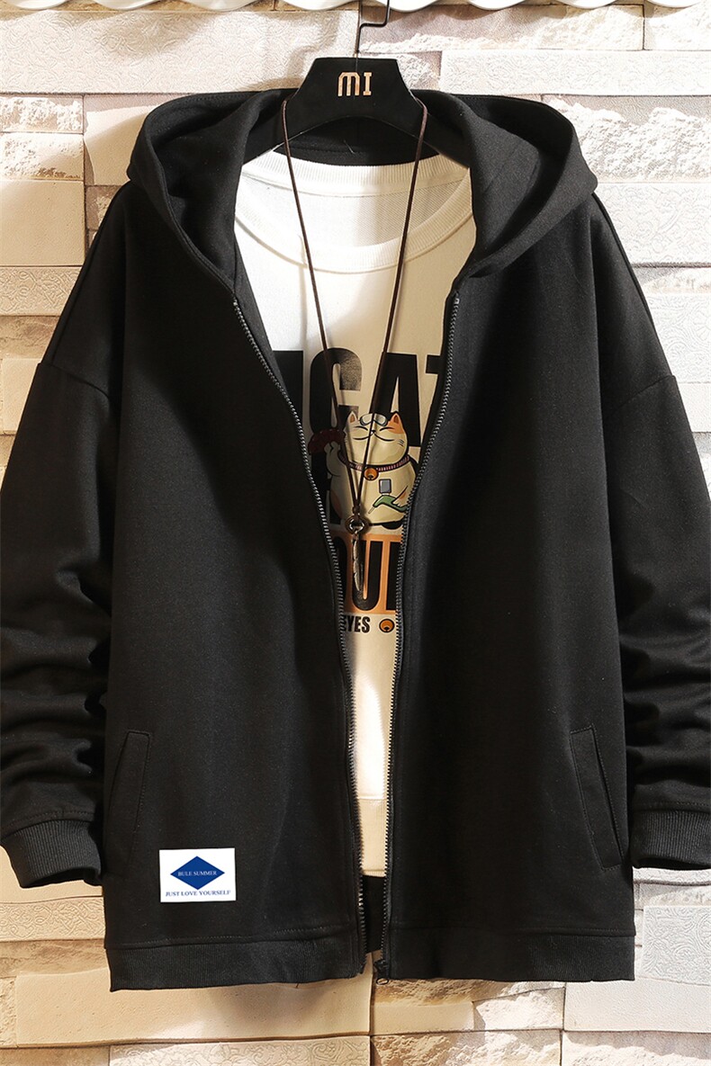 KS21061-P38加绒款-P43连帽开衫卫衣男运动外套大码班服砖墙,男装卫衣,电商A040A