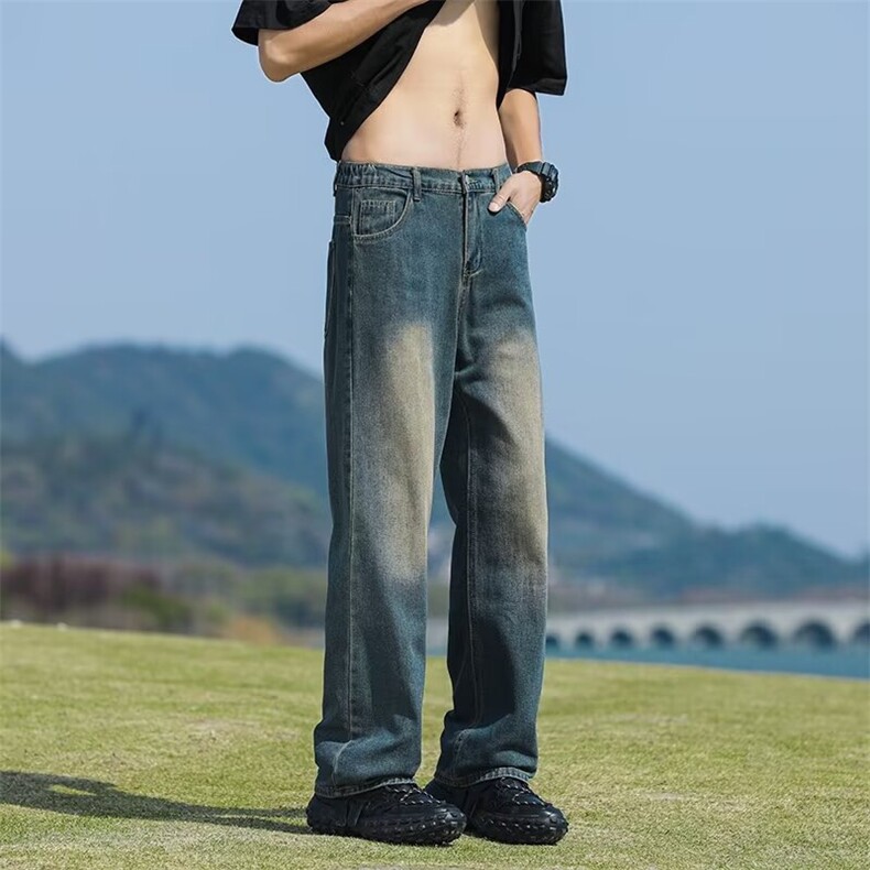 2024美式牛仔裤男款春季长裤潮TG22P38,男装牛仔裤,星座1116-2