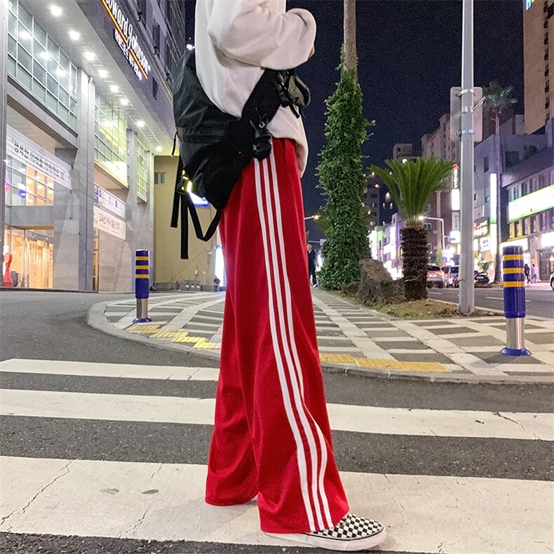 美式潮流ins风潮牌直筒宽松情侣休闲裤K32TP35控55,男装休闲裤,电商A102B