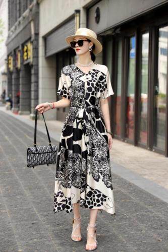 气质连衣裙，女装连衣裙，澳洛菲