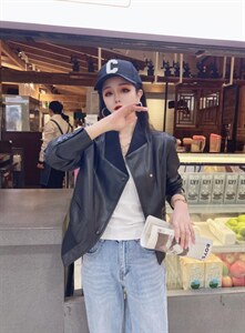现货 春季新款 皮衣外套,女装皮衣,摩登风暴