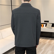 春季新款高品质直播商务休闲翻领简约夹克外套上衣JKD01P90，男装夹克，电商B226