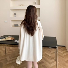 灯芯绒衬衫女长袖秋冬款加绒美式复古学生宽松内搭设计感高级衬衣，男装衬衫，星座506A