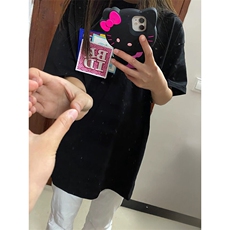 万针全刺绣工艺抖音得物高品质260克重磅纯棉双纱美式高街短袖T恤，男装T恤，电商A486
