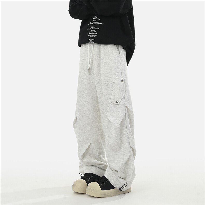 秋冬季新款高克重品质宽松版型卫裤运动裤休闲裤B336-DK238-P48,男装休闲裤,电商B336