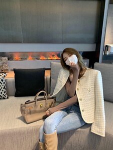 2021三色小金丝小香风外套,其它,贻思茗