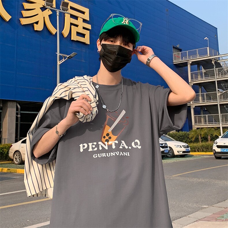 港风敏电商A088-DT8064-TP20100夏款宽松短袖T恤控35,男装T恤,电商A088