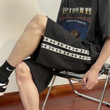 春夏潮流2022百搭新款运动风超薄五分短裤DK523-特批21,男装休闲裤,星座718-1