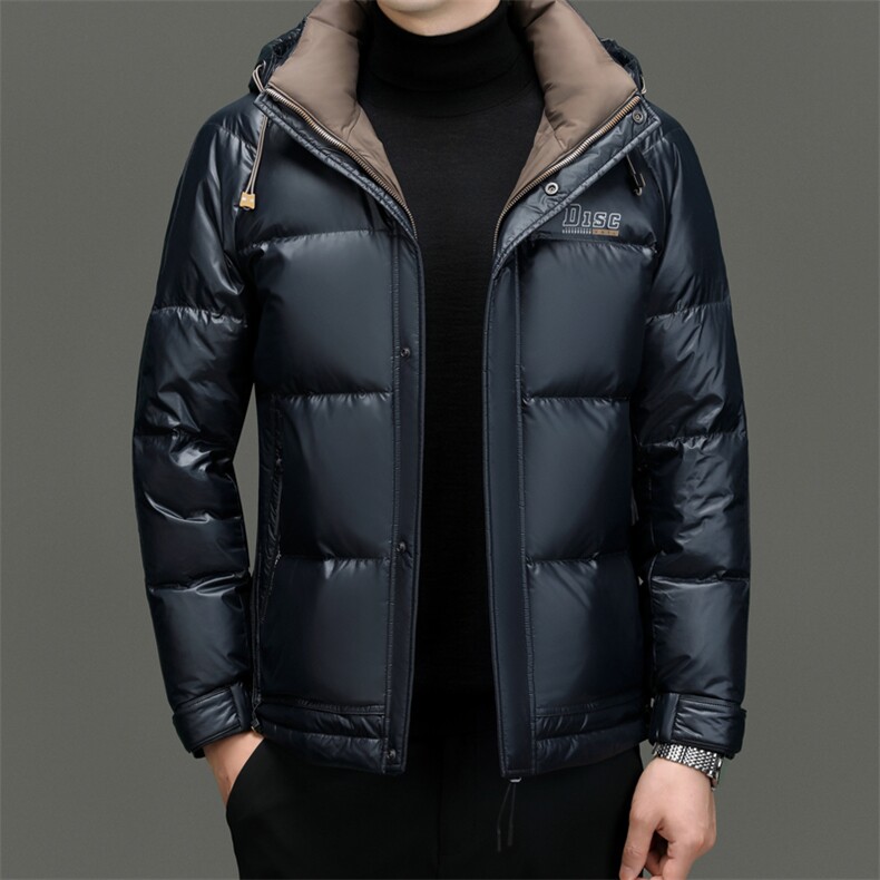 DF888钱塘2020-2冬季厚款时尚休闲简约中年男士羽绒服P303图片