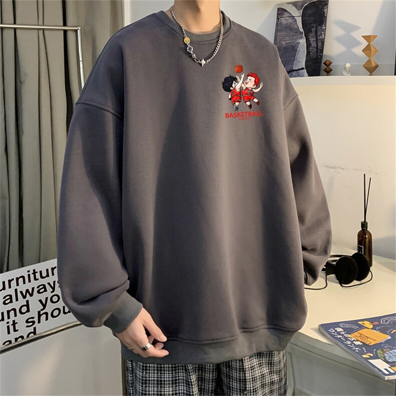 23秋季新款320G华棉圆领卫衣面布棉WH3232-P35控58,男装卫衣,电商B370