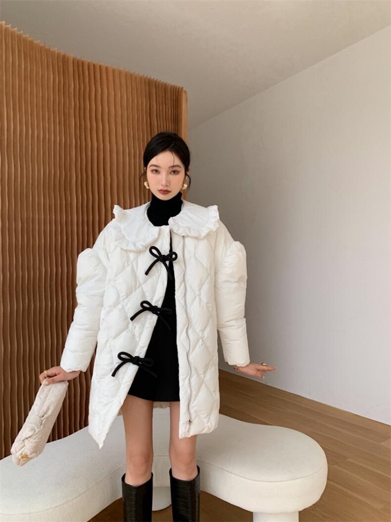 蝴蝶结羽绒服，女装羽绒服，LION&CAT(2F)