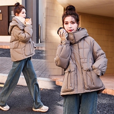 羽绒服女短款2023冬季新款女装时尚气质保暖白鸭绒外套！达标90！，女装羽绒服，慧尚依恋