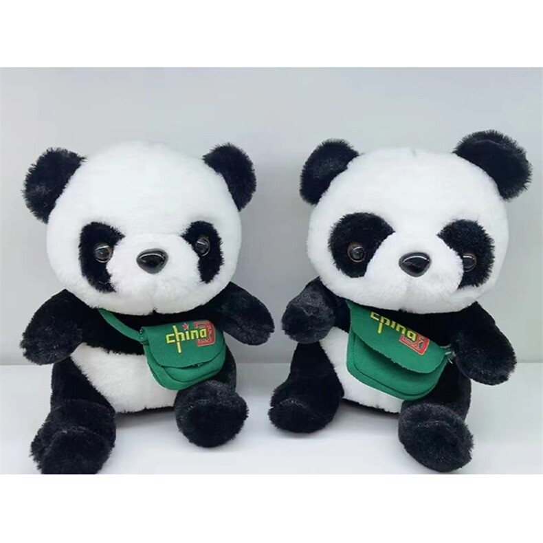 背包熊猫（精品款），盛润毛绒玩具