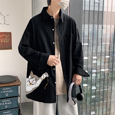 CS15013-P38长袖衬衫男士大码宽松衬衣男寸衫男寸衣，男装衬衫，电商A040