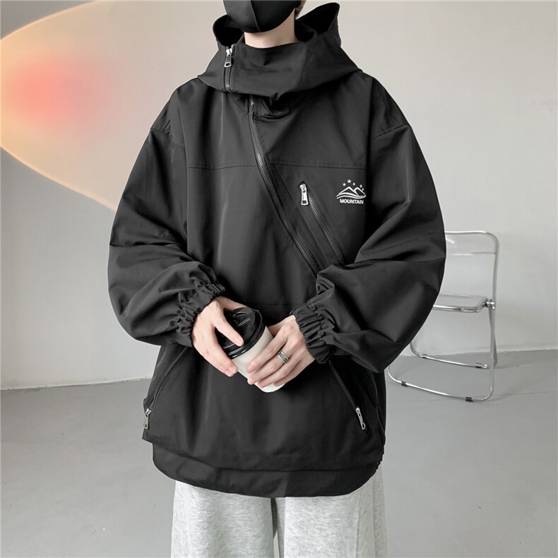 连帽冲锋衣夹克cwy233-P85控118,男装棉衣,电商B370