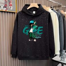 闪闪满天星卫衣连帽重磅开衫男女春秋情侣装亮片细闪上衣A054/P55，男装卫衣，星座506
