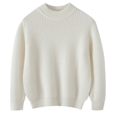 2025年新款百搭七针半高领元宝针羊绒衫，童装儿童羊绒衫，阿古朵