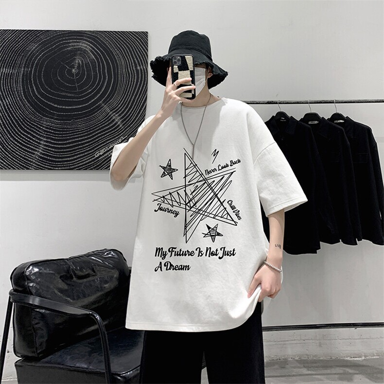 230g重磅纯棉短袖t恤男大码半袖半截袖DX17456-P20,男装T恤,电商A040
