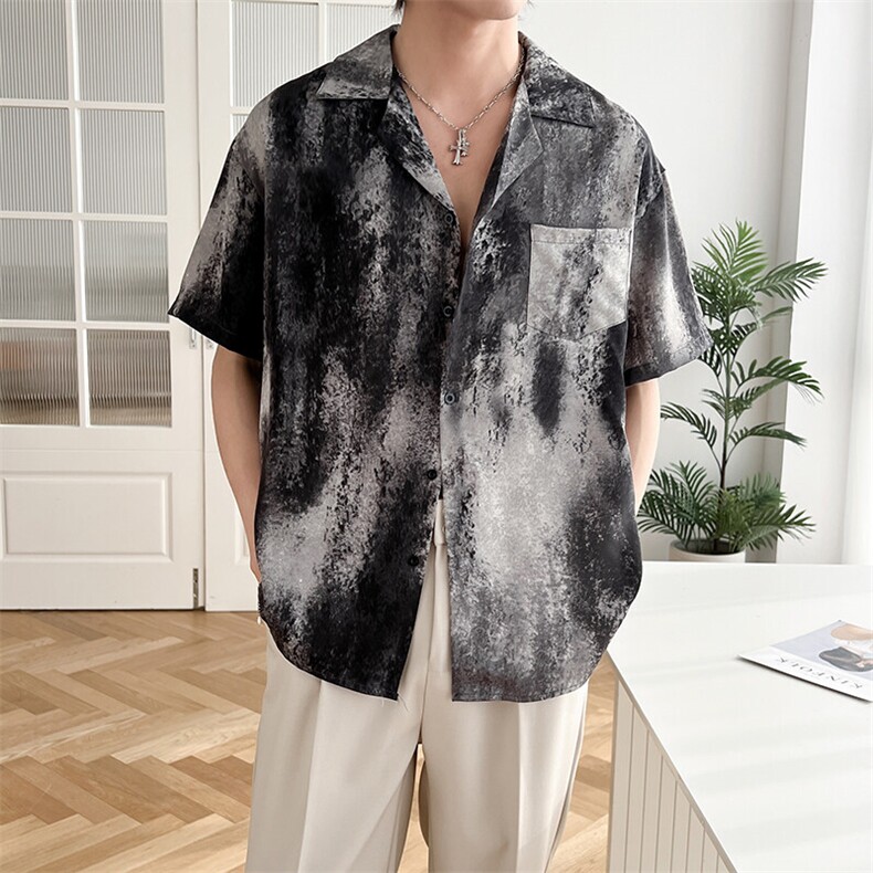 B353 CS368 P55 M-3XL 聚酯纤维100 夏季新款2025冰丝衬衫直播款1图片