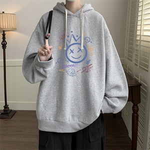 连帽卫衣男大码运动服帽衫外套WY2180-P35 加绒款-P40图片