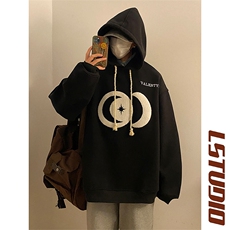 痞帅高级感男士卫衣连帽外套春季新款硬挺衣服-JK23106-P70-控98，男装卫衣，星座605(原A050)