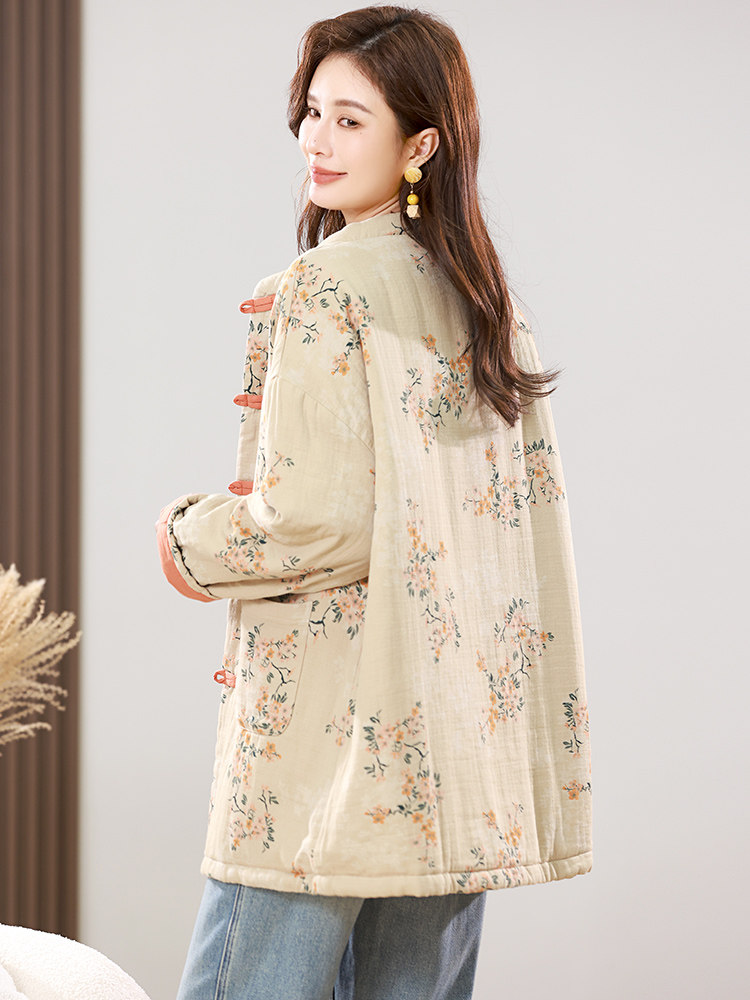 2025冬装新款修身保暖时尚菱形格连帽个性女士棉服外套,女装棉衣/棉服,江忆布依