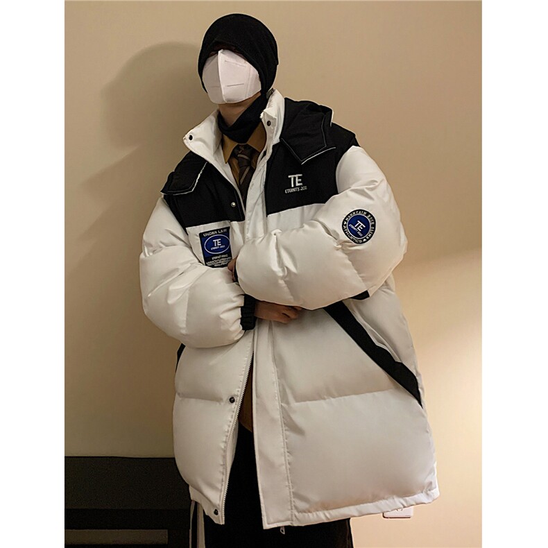 冬新款大码防风保暖羽绒棉服情侣中长款工装棉衣外套D236P148男,男装棉衣,电商A335-1（原A458）