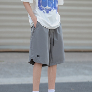 夏季百搭休闲五分裤子短裤男士2023新款港风潮牌运动裤 K7081-P24图片