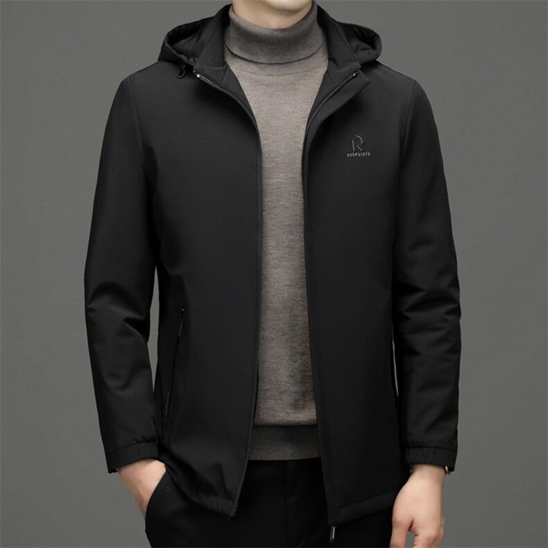 CA101022671钱塘2020-2冬季厚款保暖连帽中年男士羽绒服P210,男装羽绒服,钱塘207-2