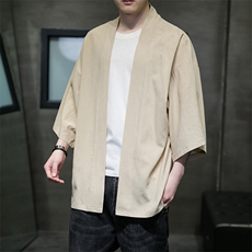 2023风春夏棉麻披风开衫男宽松防晒服小众和服A203-666特p25，男装防晒衣，星座815（原A203）