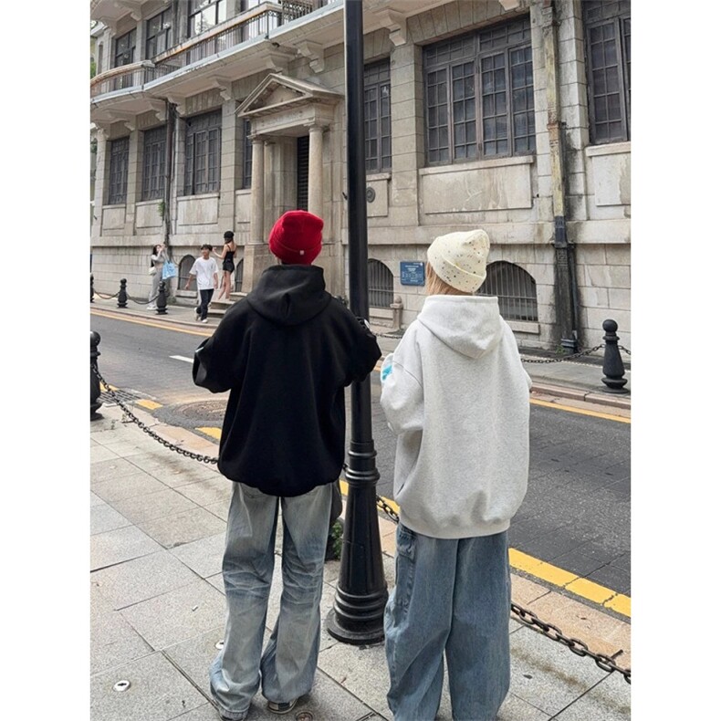 706-1-WY5010-P53加绒58现货秋季原创趣味魔术贴连帽卫衣,男装卫衣,星座706-1