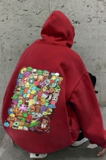 量大优可提供视频2024春新美式连帽卫衣D223A-WY23135-P35，男装卫衣，电商019-1