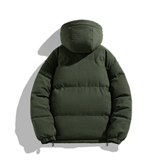 冬季青少年灯芯绒连帽棉衣潮牌羊羔毛加绒加厚棉服外套5305-P85，男装棉衣，电商B306