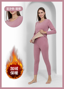 2025年秋季女款驼绒加厚套装时尚百搭图片