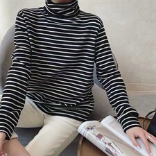 彩色条纹打底衫，其它，简单小珍