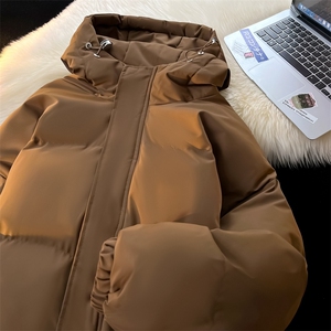现货 抖音得物可供视频 三防加厚羽绒连帽棉衣外套面包棉服WM1277图片