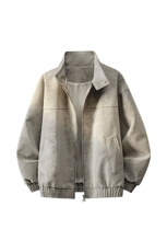 2026春新款得物品质休闲皮夹克飞行服皮衣男防外套PY730-P60，男装夹克，星座1402-3