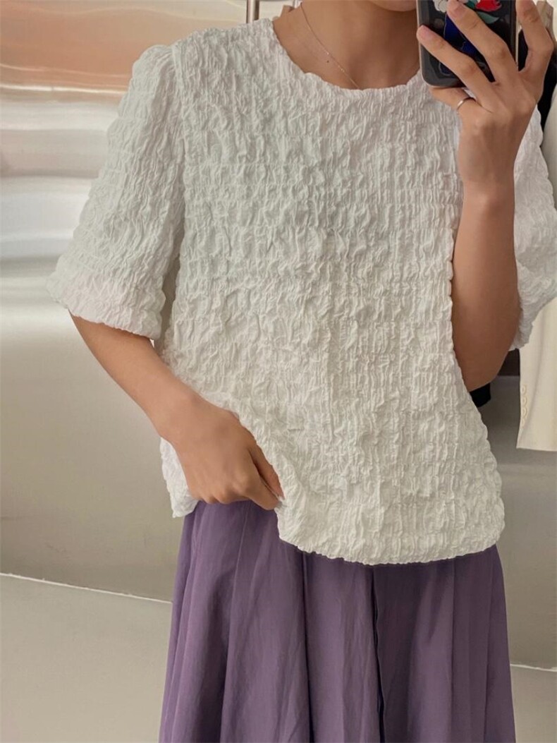 泡泡上衣，其它，POHIO葆伊