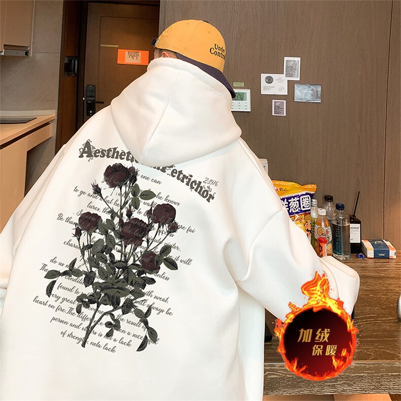 500克重磅秋冬美式加绒加厚卫衣外套DL285常规特P35加绒特P40,男装卫衣,电商A486