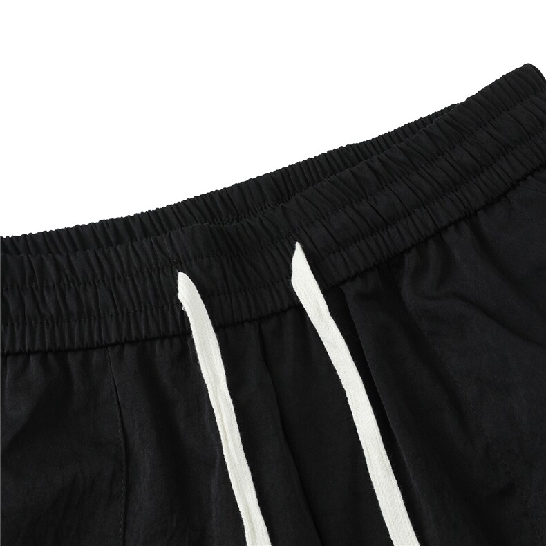 抖音夏季凉感伞兵裤男宽松弯刀裤运动工装裤休闲裤K10166-P32,男装休闲裤,电商A099