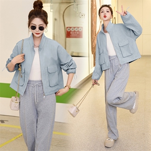 欧货立领皮衣外套女2025春秋新款小个子休闲宽松百搭机车夹克上衣图片