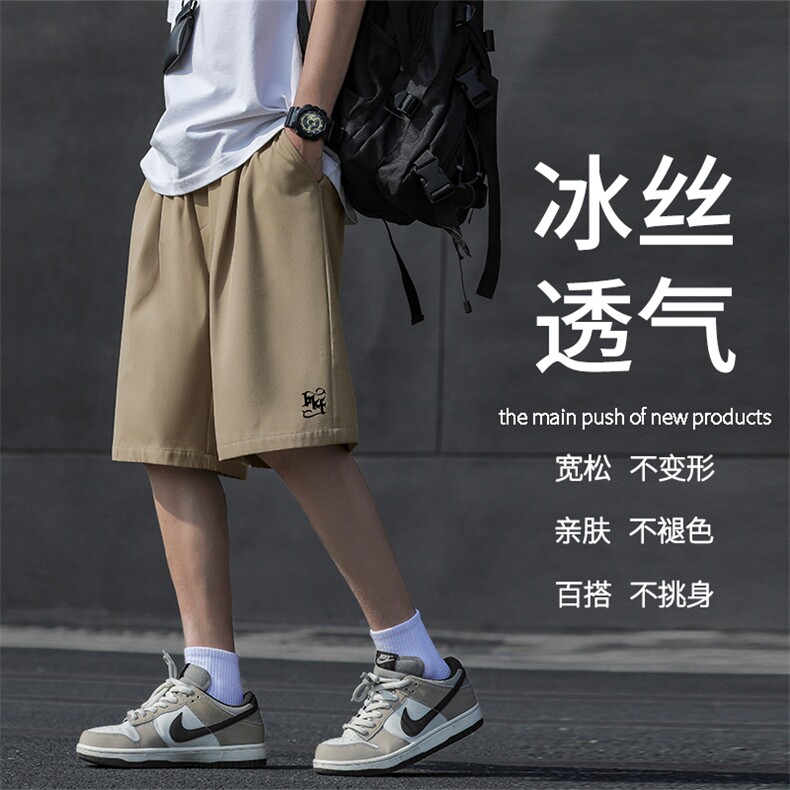 夏天休闲百搭运动裤子薄款宽松潮牌美式中裤DK508-特批-18图片