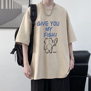 麂皮绒短袖t恤男大码半袖男 JD82411-P25图片