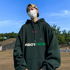 抖音得物供货可提供视频秋冬重磅美式宽松连帽卫衣DL2326，男装卫衣，电商A486