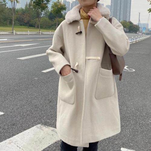 秋冬加厚加绒打底、加绒大衣、皮毛一体，女装，品晗